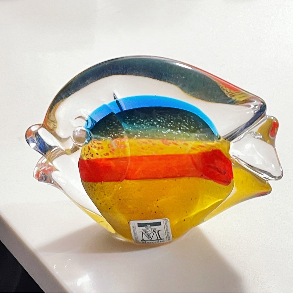 ✨Gorgeous MURANO Hand Made in Italy Crystal Tropical Fish 🐠